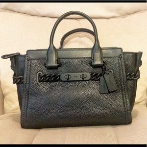 🔥💯Coach Swagger 27 NWT- Matte Black🔥
